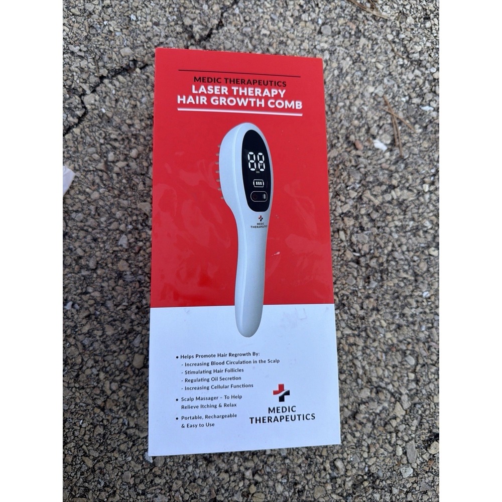 MEDIC THERAPEUTICS Laser Therapy Hair Growth‎ Comb – BRAND NEW IN BOX